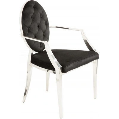 Ainnde Modern Barocco černá s područkami 2 ks