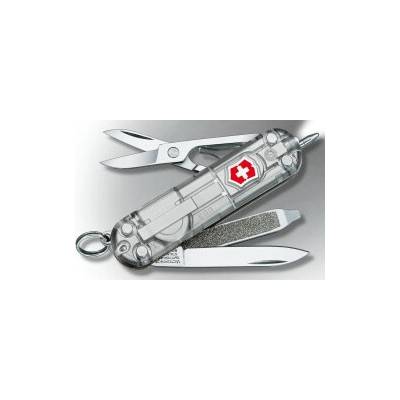 VICTORINOX Zatvárací nôž SIGNATURE LITE - strieborný transparentný (0.6226.T7)
