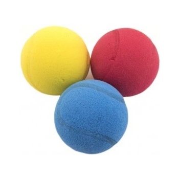 LORI Soft míč na soft tenis pěnový 7cm asst 3 barvy