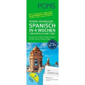 PONS Power-Vokabelbox Spanisch in 4 Wochen für Fortgeschrittene
