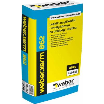 Weber weberxerm 862 biele lepidlo na kameň a dlažbu 25 kg