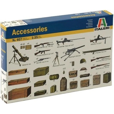 Italeri Model Kit doplňky 0407 ACCESSORIES 1:35
