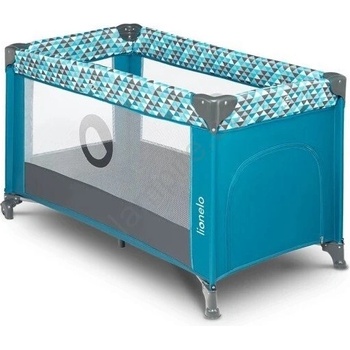 Lionelo - Детско креватче за пътуване STEFI тюркоаз (LN0135)