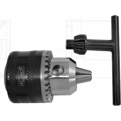 Sklíčidlo na vrtačku 3 - 16 mm, zubové, kužel B16, s kličkou - 4CZech 4CZ-H16K-B16