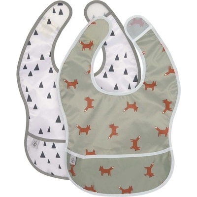 Lässig Babies Lightweight Bib Little Forest fox – Zboží Mobilmania