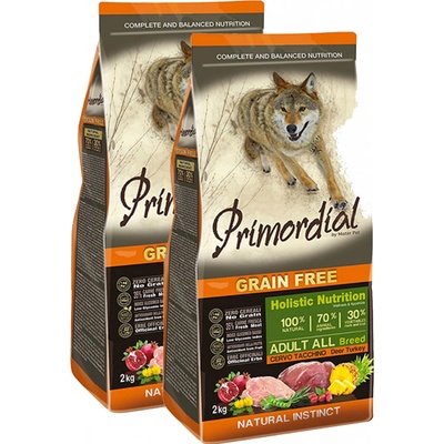 Primordial Adult Grain Free Deer & Turkey 2 x 12 kg