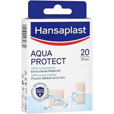 Hansaplast Aqua Protect - vodeodolné náplaste 20 ks