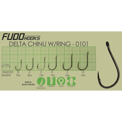 Fudo Hooks ISER-BN vel.1 9ks