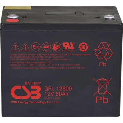 CSB GPL12800 12V 80Ah