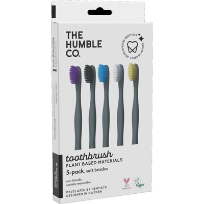 The Humble Brush Plant přírodní zubní kartáček ultra soft 5 ks
