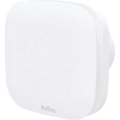 ReTon Вентилатор Soft T ф100мм, цвят Бял, 90м3/ч, 8W, 31dB, с таймер и клапа - V197551 (V197551)