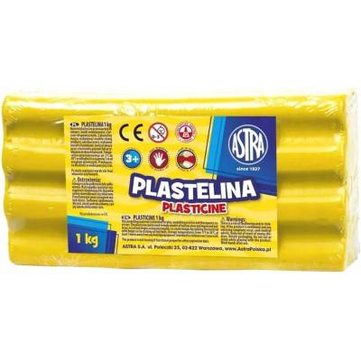 Astra Plastelína 1kg Žlutá