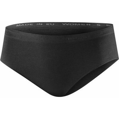 Brubeck Classic Comfort Merino black dámské kalhotky