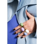 BERRIES пръстен дамски от позлатено сребро емайлен Viva Matcha XL Ring (PVPS13)
