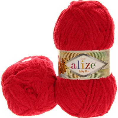 Alize Softy Plus červená 56