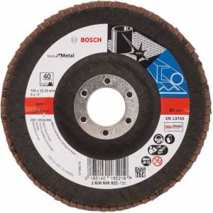 Bosch Шлайфовъчен диск X571, BfM D = 125 мм; G = 40, ъглова 2608606922 (2608606922)