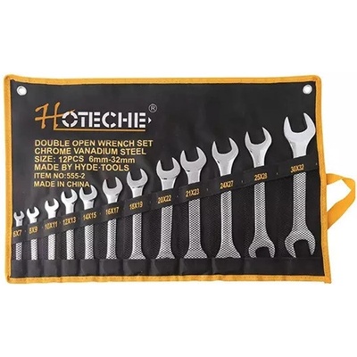 Hoteche Sada vidlicových kľúčov 6x7-30x32 mm 12 ks HT191003