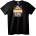 NOONEBRAND Тениска Коледни кученца - 2XL, Black