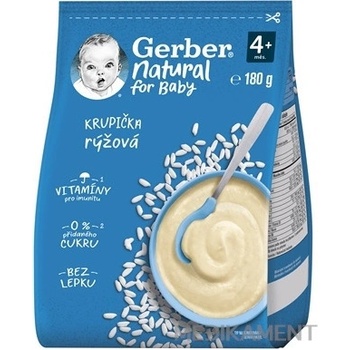 Gerber Natural rýžová krupička 180 g