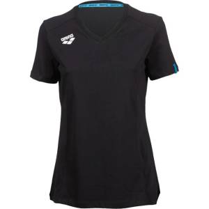 Arena women team t-shirt panel black s