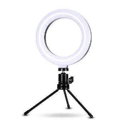 Prstencová lampa, kruhové světlo, ring led light set 6" 160mm 10W