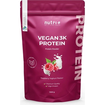 nutri + Протеин на прах Vegan 3K - Raspberry-Yoghurt