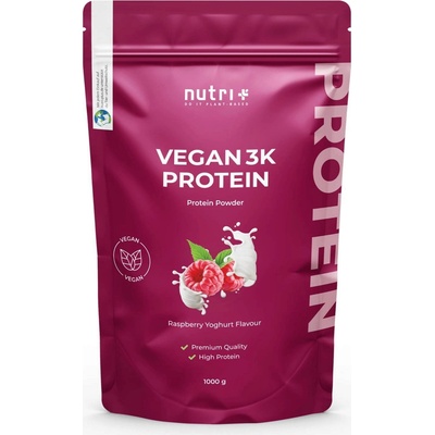 nutri + Протеин на прах Vegan 3K - Raspberry-Yoghurt