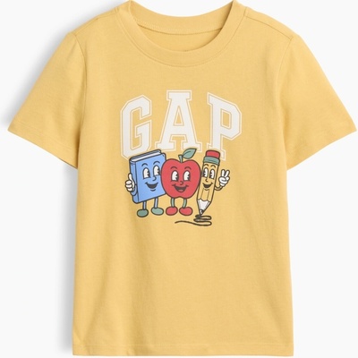 GAP Baby tričko s logom Žltá
