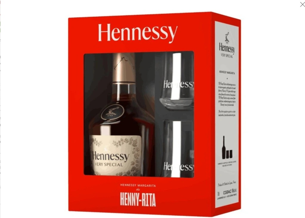 Hennessy Very Special + 2 skleničky 40% 0,7 l (karton) od 1 029 Kč