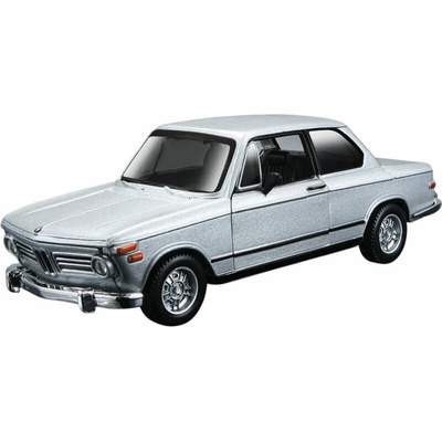 Bburago BMW 2002 tii 1972 stříbrná BB18-43202 1:32