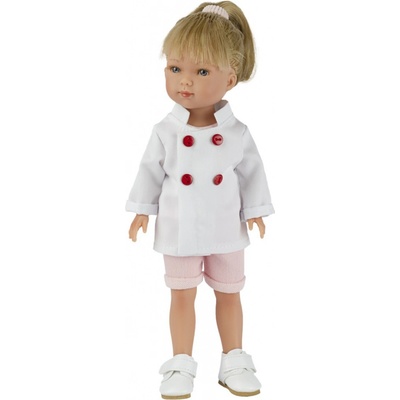 Vestida de Azul holčička Carlota jako kuchařka Carlota 28 cm