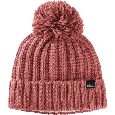 Jack Wolfskin Highloft Knit dámska zimná čiapka červená
