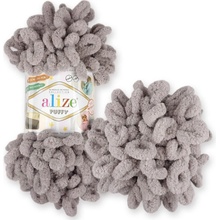 Alize Puffy 268 hnedo sivá
