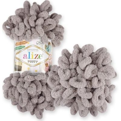 Alize Puffy 268 hnedo sivá