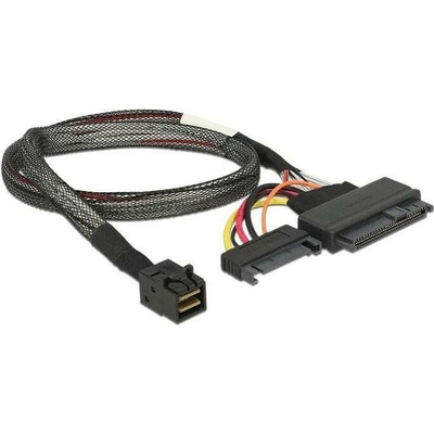 Delock kábel SFF-8643 samec gt; U.2 SFF-8639 samec + SATA napájací konektor / 50 cm 84819