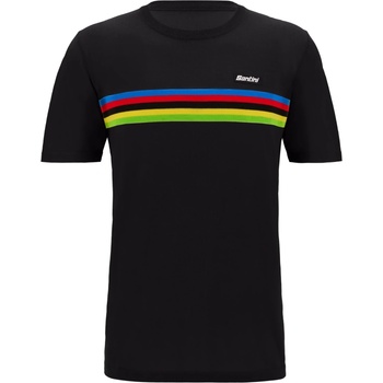 Santini Мъжка тениска Santini UCI World Champion T-Shirt - Nero (216-8804-0214)