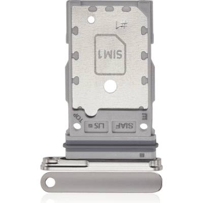 For_Samsung Šuplík na SIM kartu Samsung Galaxy S23 5G / S23 Plus 5G – krémový SAM6961