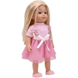 Dolls World Говореща унгарски кукла Шарлот с розова рокля - на унгарски език (55495)
