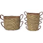Ferm Living Кошници за съхранение Verso бежово-кафяви 2 бр (1104267246)