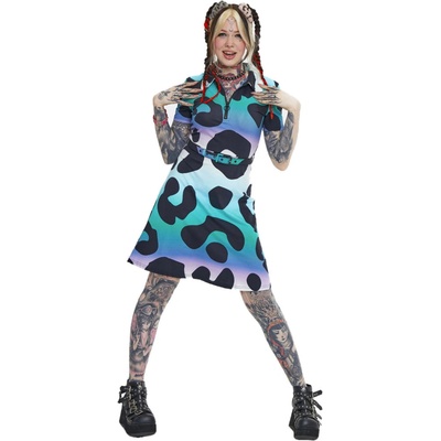JAWBREAKER дамска рокля JAWBREAKER - Leopard - Multi - DRA 9160