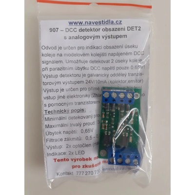 Němeček detektor obsazení DET2 DCC 907
