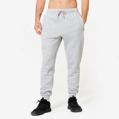 Domyos pánské fitness tepláky šedá