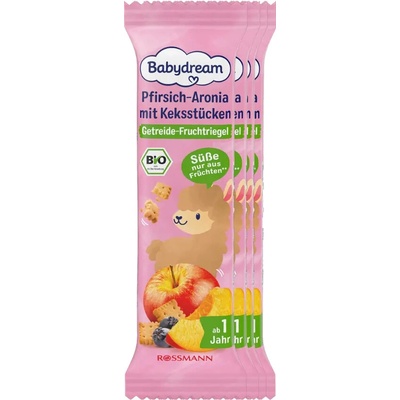 Babydream BIO tyčinka jablko, oves, černý rybíz 25 g – Sleviste.cz