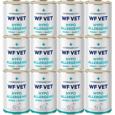 WF Vet Hypoallergenic Rabbit dog 12 x 400 g