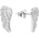 Silenti Jewelry Сребърни обеци "Бляскави Криле