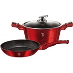 Berlinger Haus BH/1291N Комплект прибори за хранене от 3 части Metallic Line Burgundy Edition (BH/1291N)