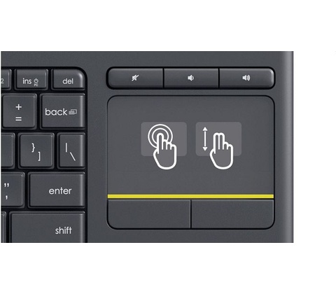 Logitech Wireless Touch Keyboard K400 Plus DE 920-007127