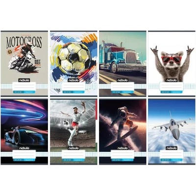 Nebulo Nebulo: Готина тетрадка на черти, A5 - различни дизайни (NR-VM-A5)