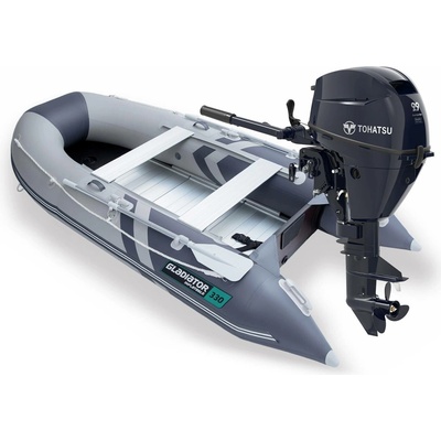 Gladiator B330 AL Tohatsu MFS9,9CY S Komplet