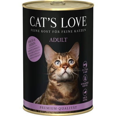 Cats Love ryby a kuracie 6 x 400 g
